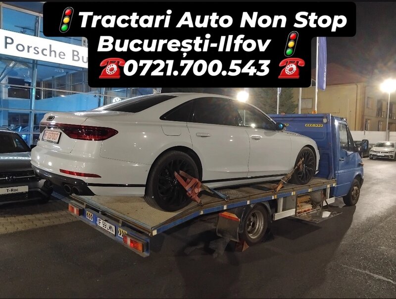 Tractare Transport Platforma auto Non Stop